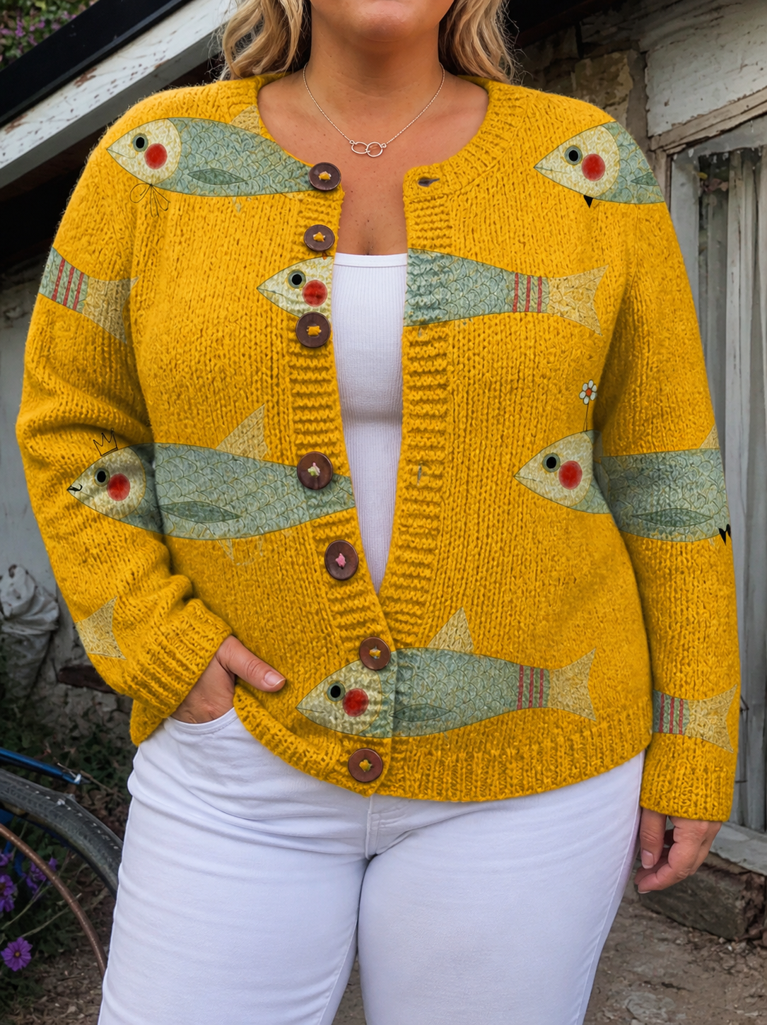 Anouk | Vintage Knit Cardigan Sweater