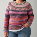 Brooke - Retro Scandinavian knitted sweater