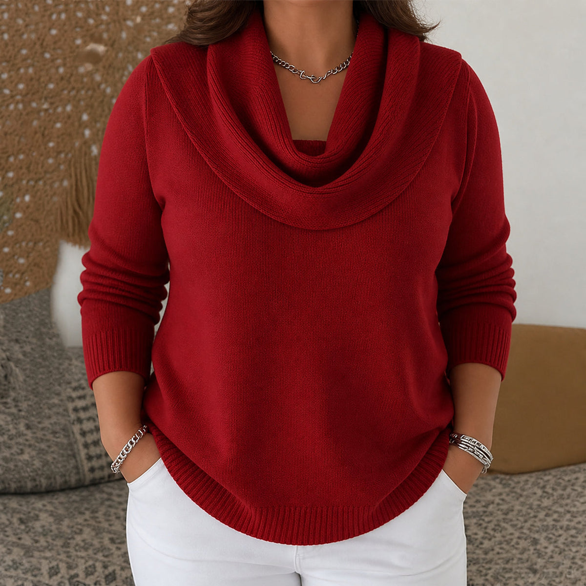Juliette | Cowl Neck Sweater