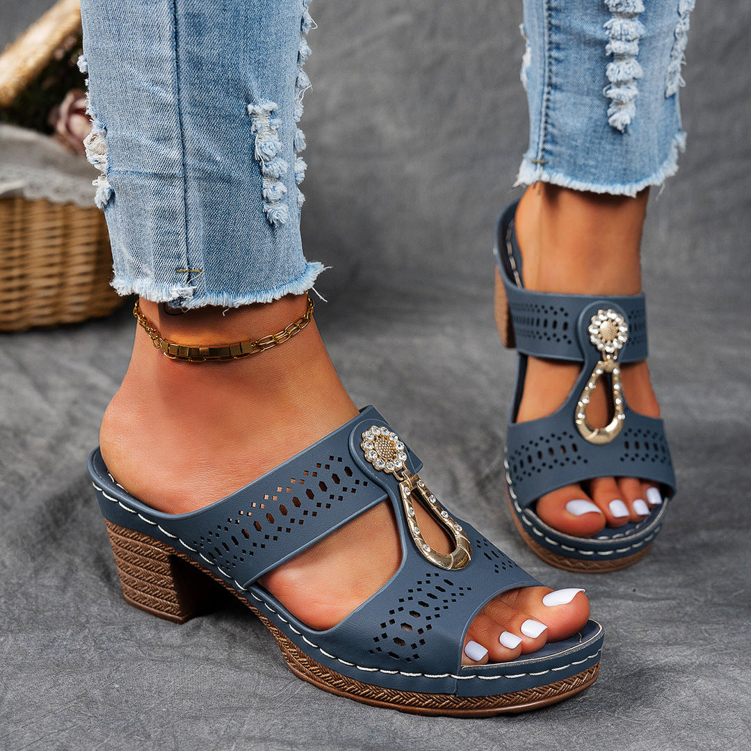 Isabella | Orthopedic High-Heel Comfort Sandals