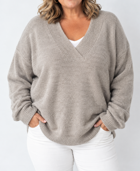 Margaret | V-Neck Cashmere Sweater