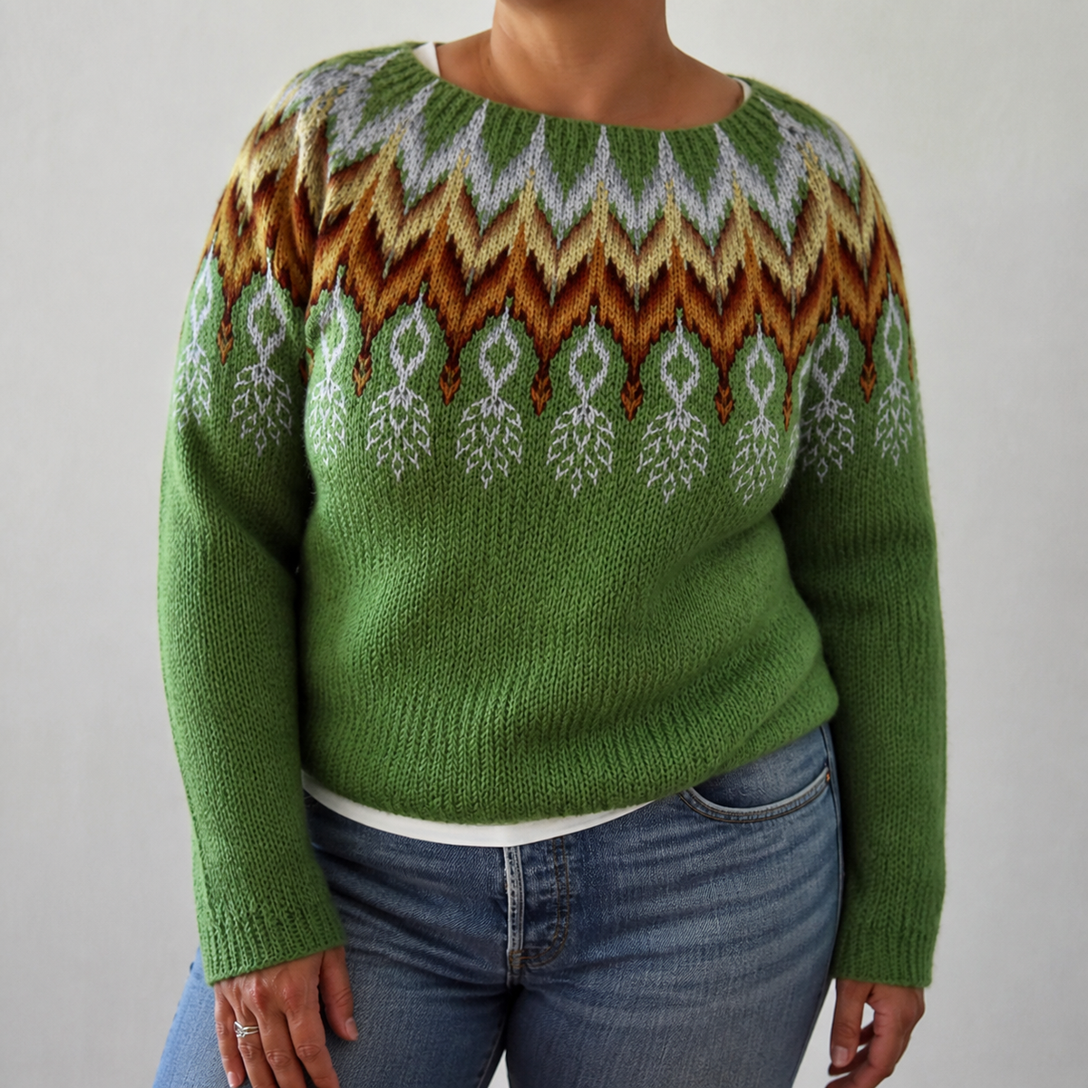 Juniper - Retro Scandinavian knitted sweater