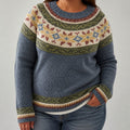 Hazel - Retro Scandinavian knitted sweater
